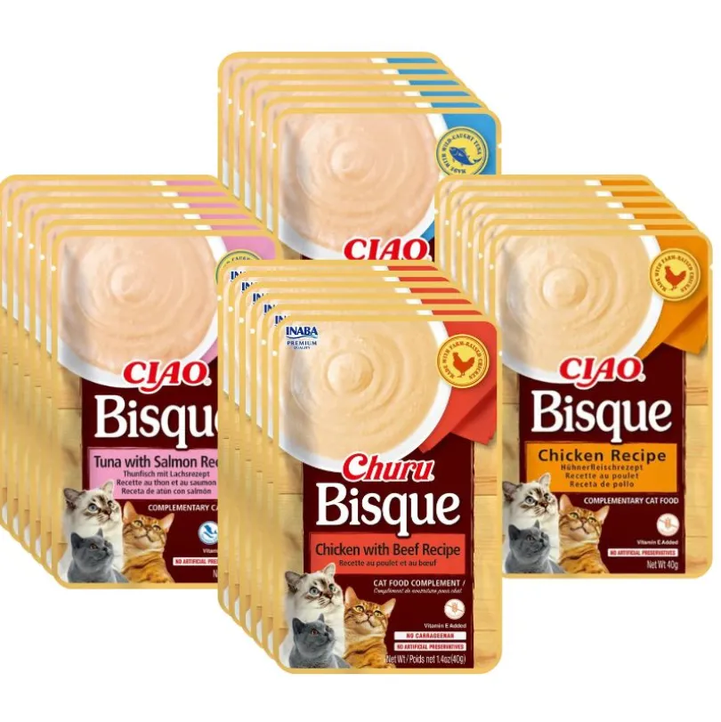 Inaba Ciao Churu Cat Bisque Pack Degustacion 24 unidades