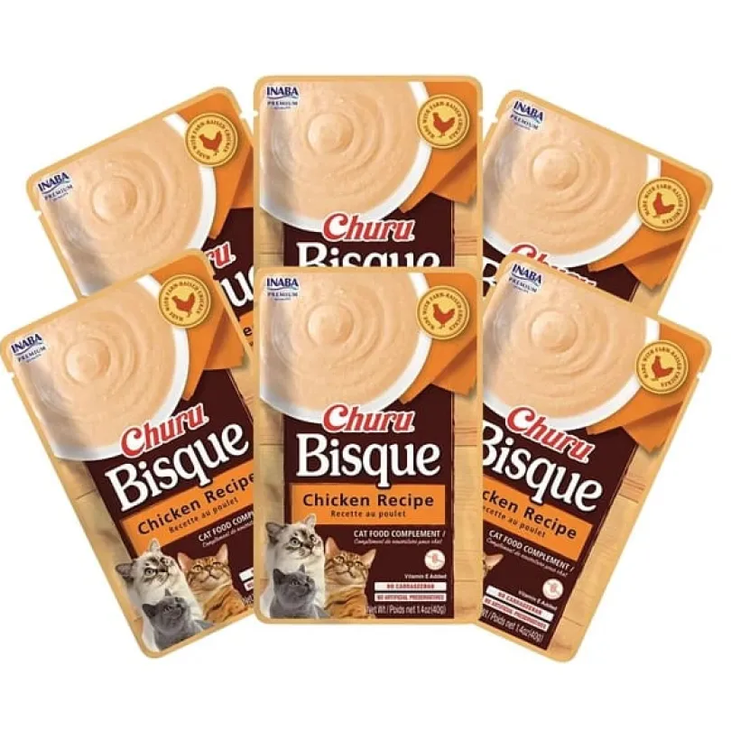 Inaba Ciao Churu Cat Bisque Chicken 40gr PACK 6 unidades