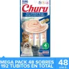 Inaba Ciao Churu Cat Mega Pack Caja 48un Atún y Carne (192 tubitos)