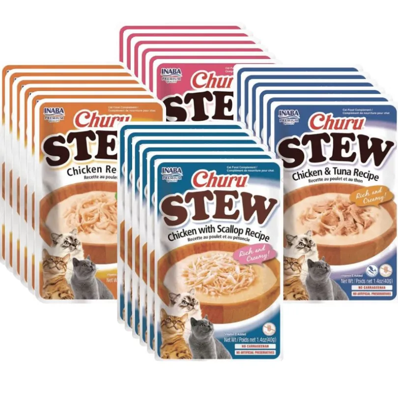 Inaba Ciao Churu Cat Stew Pack Degustacion 24 unidades
