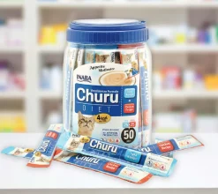 Inaba Ciao Churu frasco Diet Atun y Pollo 50 tubos 700gr