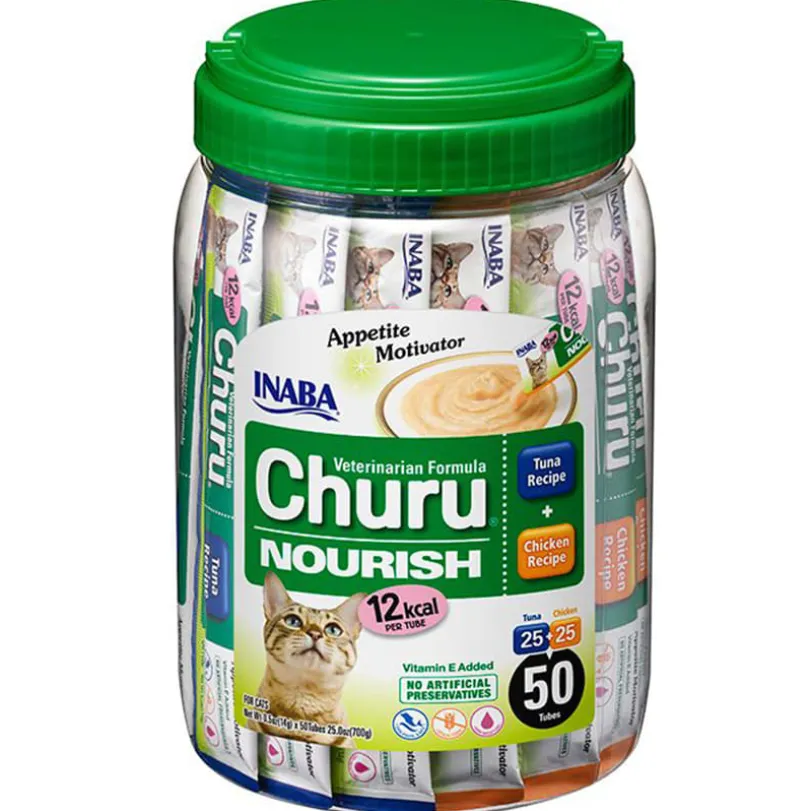 Inaba Ciao Churu frasco Nourish Atun y Pollo 50 tubos 700gr