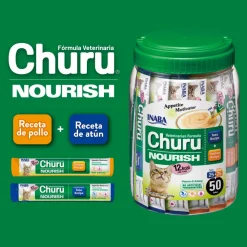 Inaba Ciao Churu frasco Nourish Atun y Pollo 50 tubos 700gr