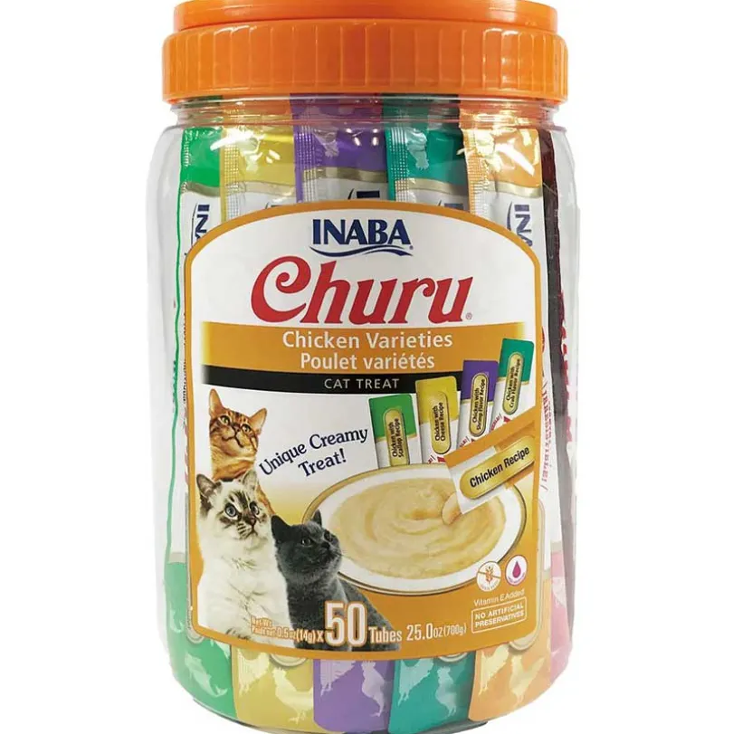 Inaba Ciao Churu frasco Variedades de Pollo 50 tubos 700gr