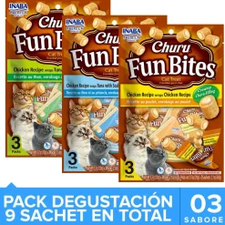 Inaba Ciao Churu Fun Bites Mix Degustacion con 3 unidades (9 sachet)