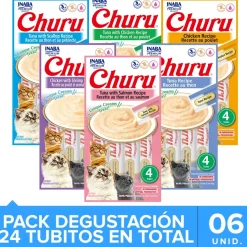 Inaba Ciao Churu Mix Degustación con 6 unidades (24 tubitos)
