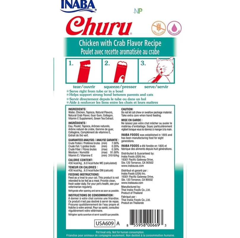 Inaba Ciao Churu Sobre 20 Tubitos Mix Atún