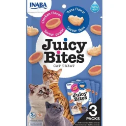 Inaba Juicy Bites Atún y Pollo 33.9gr