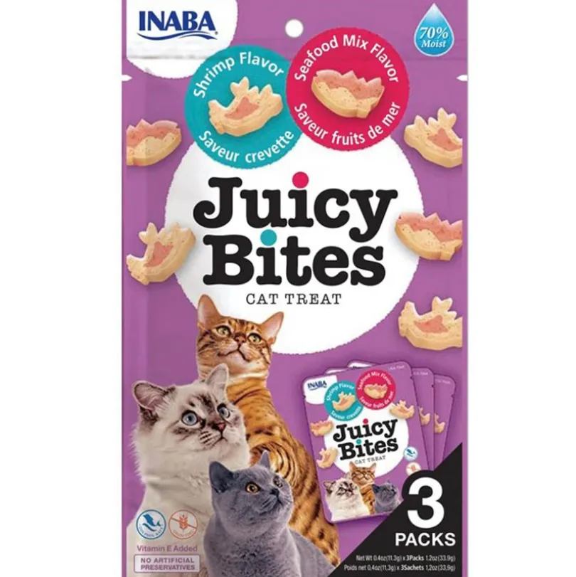 Inaba Juicy Bites Camarón y Mariscos 33.9gr