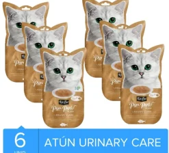 Kit Cat Plus+ Atún & Cramberry Urinary Care 4X15GR x 6 UN