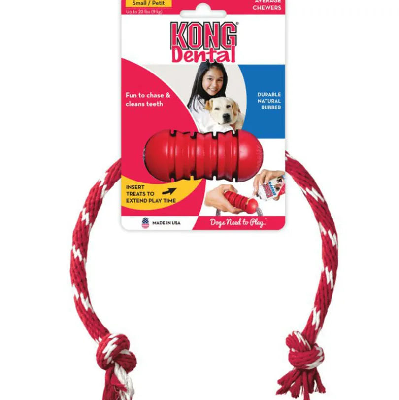 Kong Dental With Rope Small