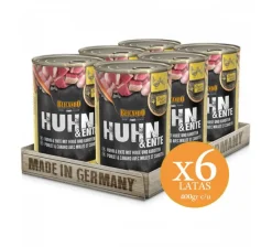 Lata Belcando Huhn Chicken (Pollo, Pato y Zanahoria) 400GR x 6 unidades