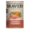 Lata Bravery Alimento Húmedo Natural para Perro Adulto Receta Pollo y Vegetales 290 g