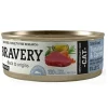 Lata Bravery Alimento Húmedo Natural para Gato Adulto Esterilizado Receta Atún y Zanahoria 70 g
