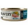 Lata Bravery Alimento Húmedo Para Gato Adulto Pechuga de pollo y Arvejas 70gr x12 Un