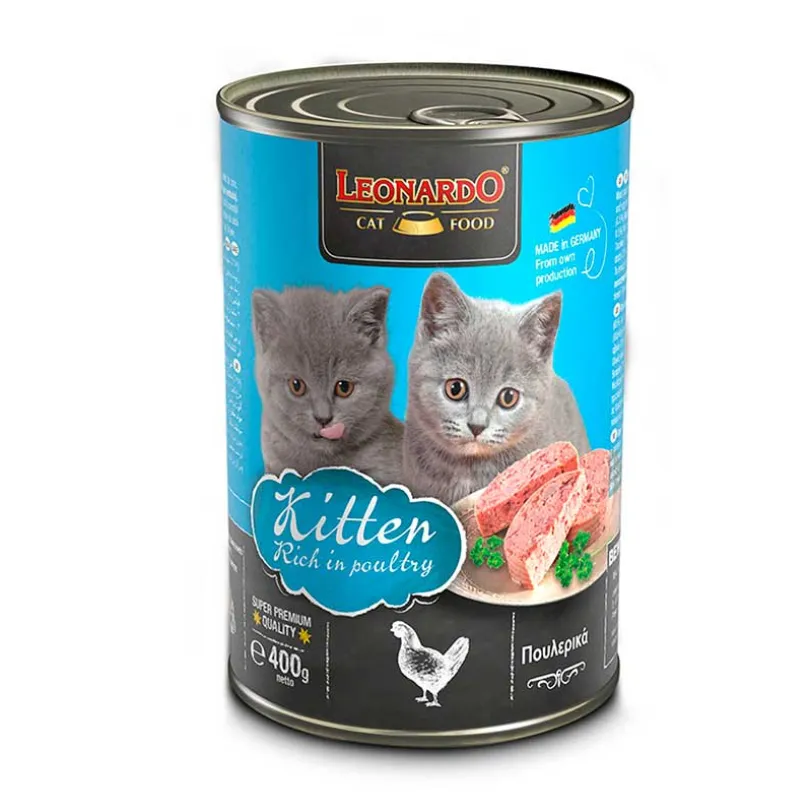 Lata Leonardo Quality Selection Kitten 400gr