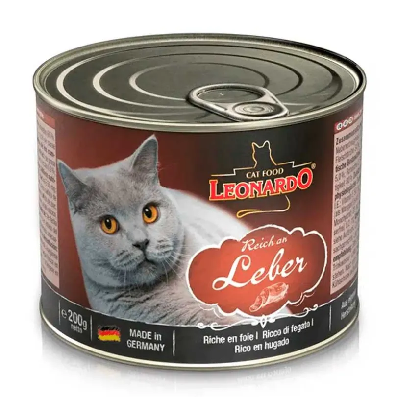 Lata Leonardo Quality Selection Leber (Hígado) 200gr