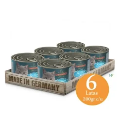 Lata Leonardo Quality Selection Kitten 200gr x 6 Unidades