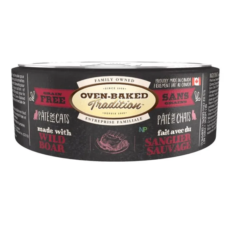 Lata Oven Baked CAT Paté de Jabalí (BOAR) 156gr