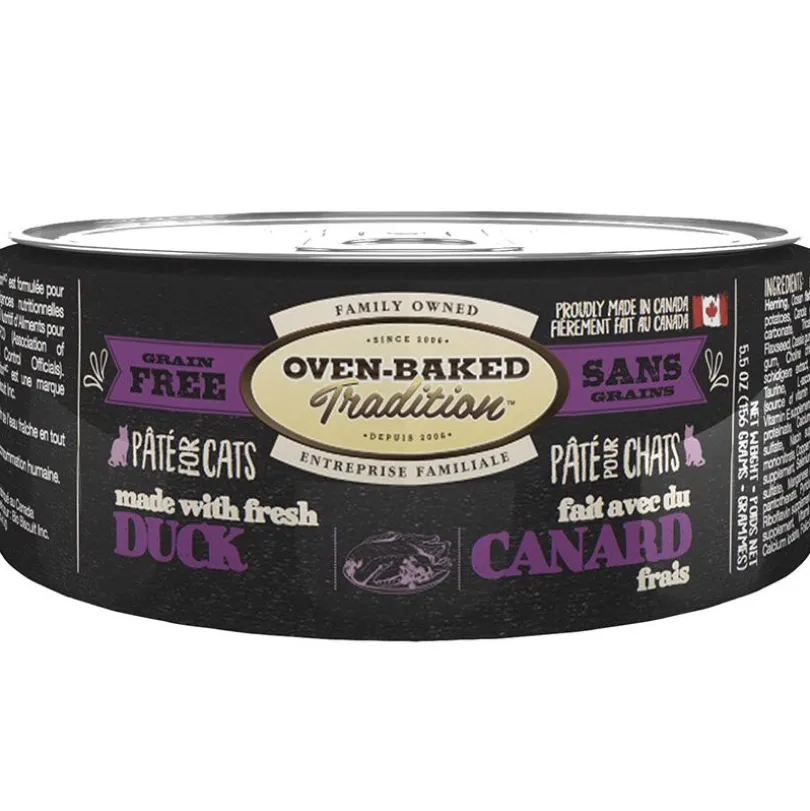 Lata Oven Baked Gato Paté Pato 165gr