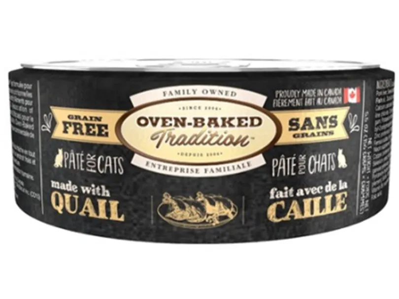 Lata Oven Baked Gato Pate de Codorniz (Quail) 156gr