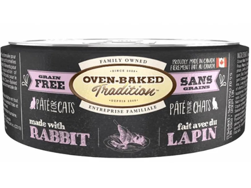 Lata Oven Baked Gato Pate de Conejo (Rabbit) 156gr
