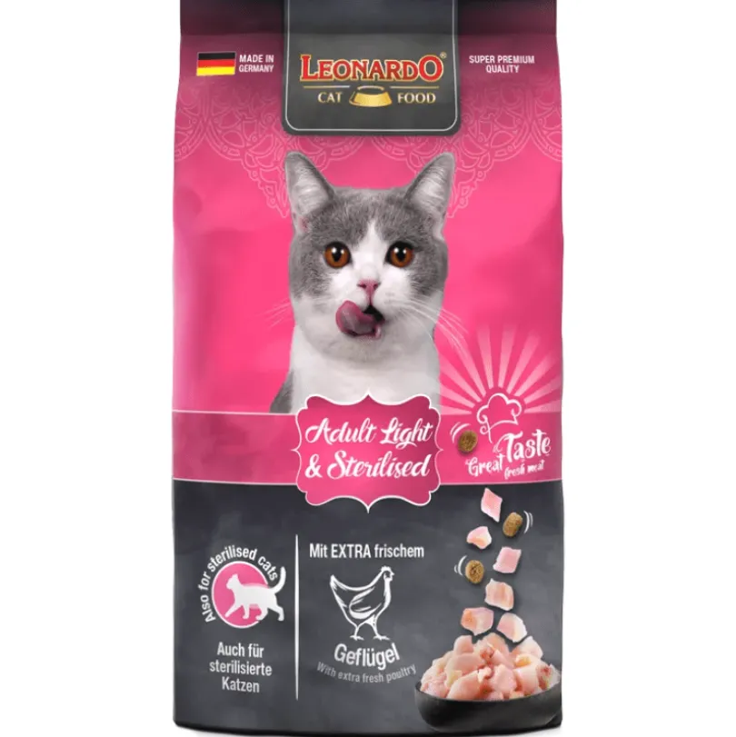 LEONARDO ADULT LIGHT & STERILISED 1,8KG