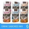 Leonardo Drink Pouch Mix 6un (2 Cada Sabor)