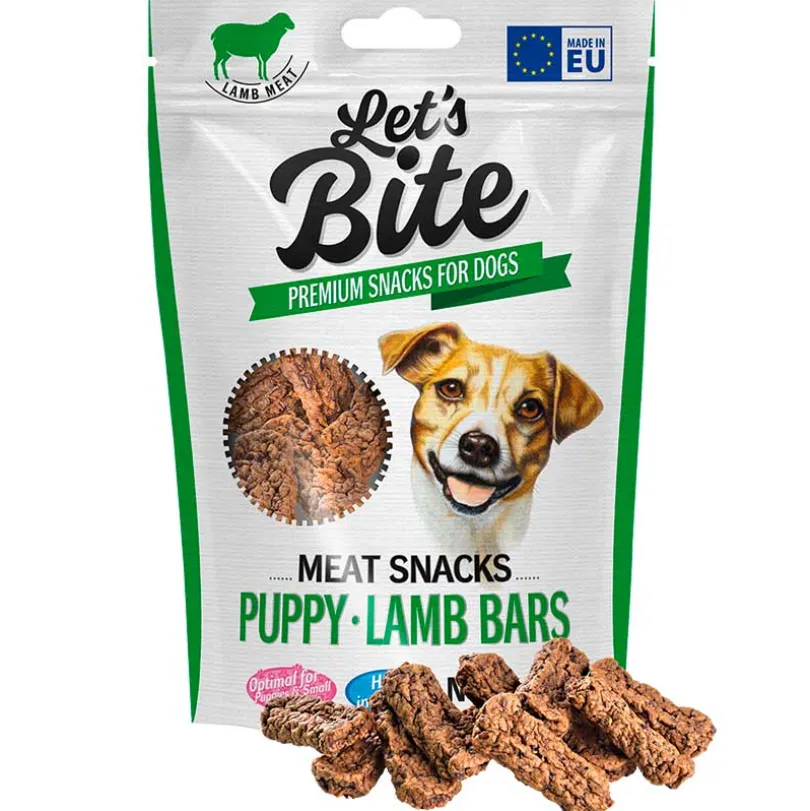 Let’s Bite Meat Snacks Puppy Lamb Bars 80gr