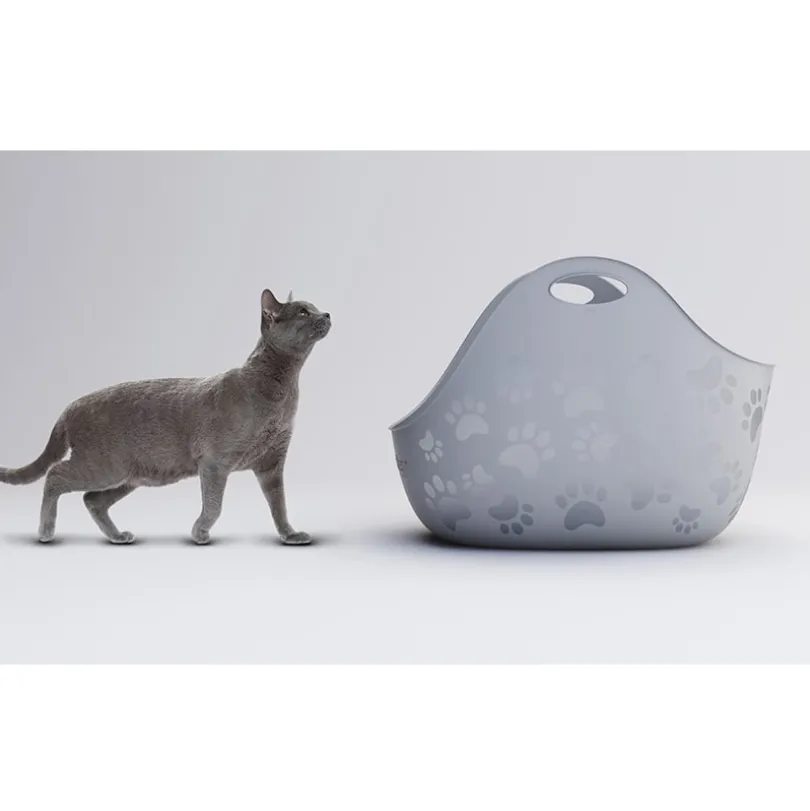 Litter Box Bandeja Sanitaria con pala para Gatos