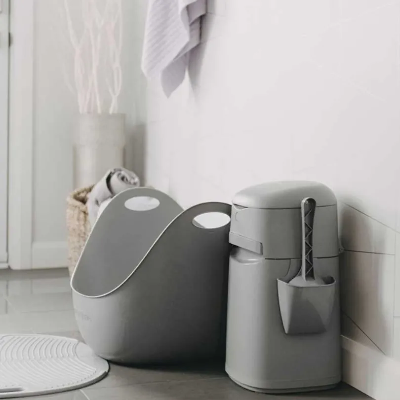 Litter Genie Pail Design Plus Basurero para arena sanitaria