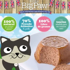 Little Big Paw Snack para Gatos Sabor Atún Atlantico 85gr