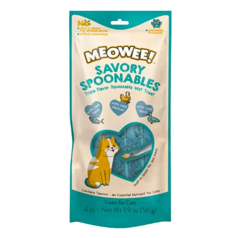 MEOWEE SPOON TUNA CHICKEN AND DUCK 56GR