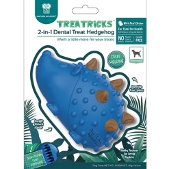 Natura Nourish Treatricks Treat Erizo Juguete con premios sabor pollo para perros