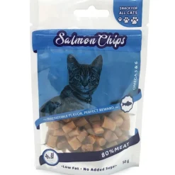 Naturalistic Cat Snack Salmon Chips 50gr