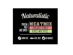 Naturalistic Dog Premium MeatMix Lamb with Spinach & Beef with Apple 100gr