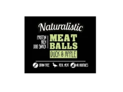 Naturalistic Dog Premium Meat Balls Duck & Apple 100gr