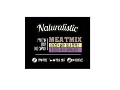 Naturalistic Dog Premium Meat Mix Chicken with Goji Berry & Duck with Cranberry 100gr