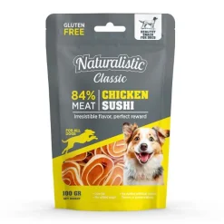 Naturalistic Dog Snack Chicken Sushi 100gr
