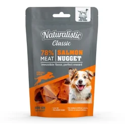 Naturalistic Dog Snack Salmón Nuggets 100gr