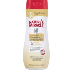 Natures Miracle Shampoo Avena y Pistacho 473ml