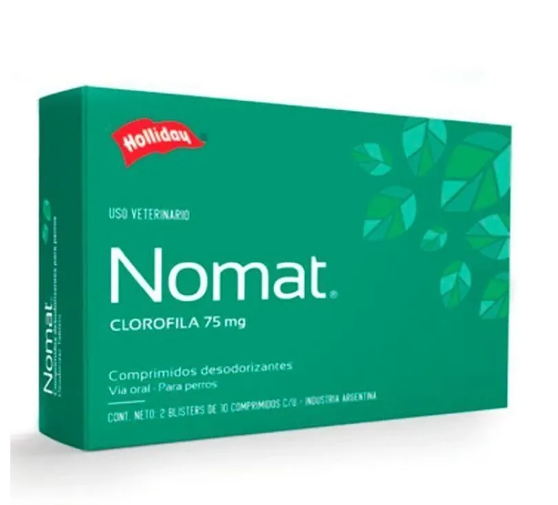 Nomat - Clorofila 75 mg. - 20 comprimidos