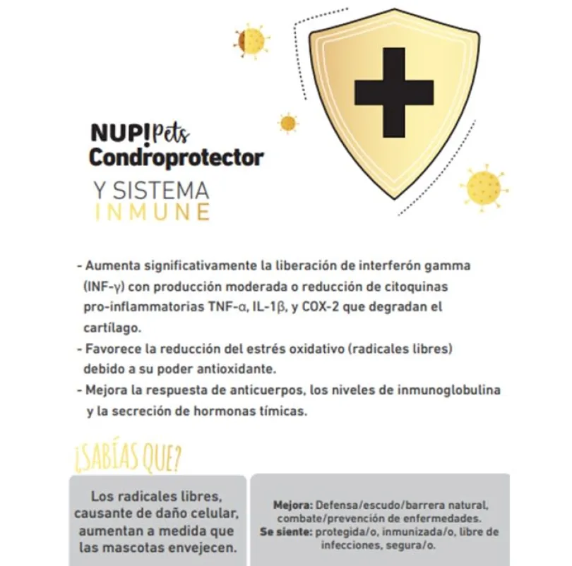 NUP! PETS Condroprotector para perros y gatos en polvo 120gr