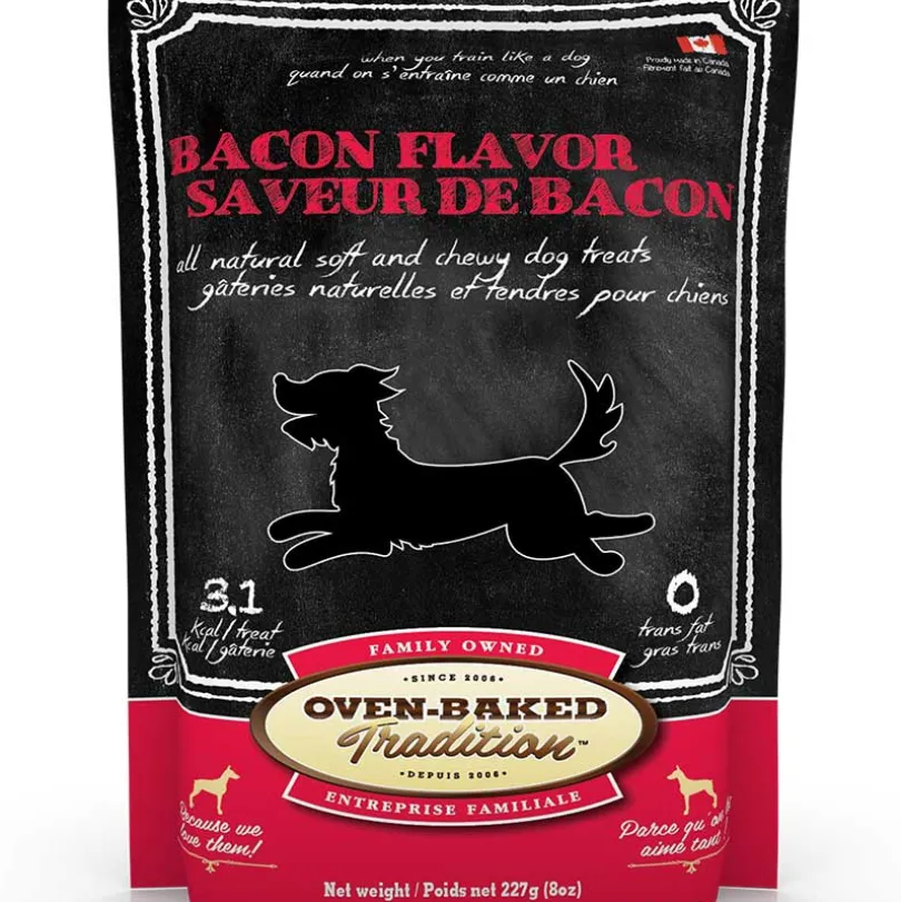 Oven Baked Dog Bacon Treats 227gr
