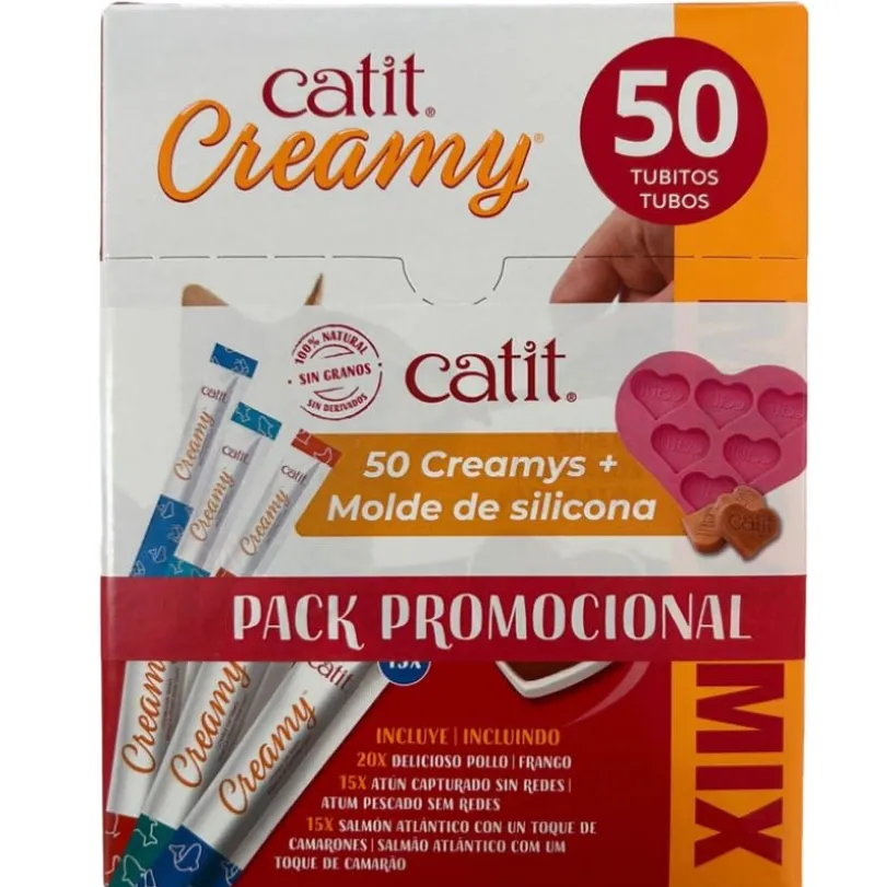 Pack Cat It Creamy Multipack 50 un + Molde Silicona