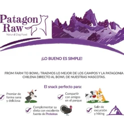 Patagon Raw para Perros Sabor Pechuga de Pavo 40gr