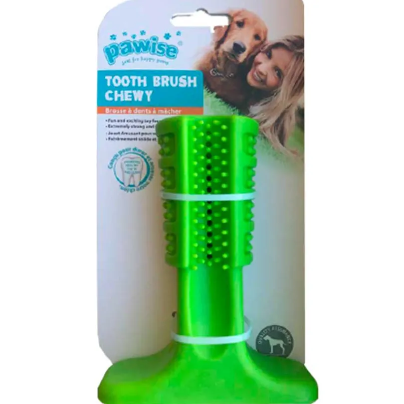 Pawise Cepillo de Dientes Small Chewy para Perros