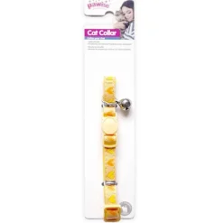 Pawise Collar Gato Color Amarillo y Corazones
