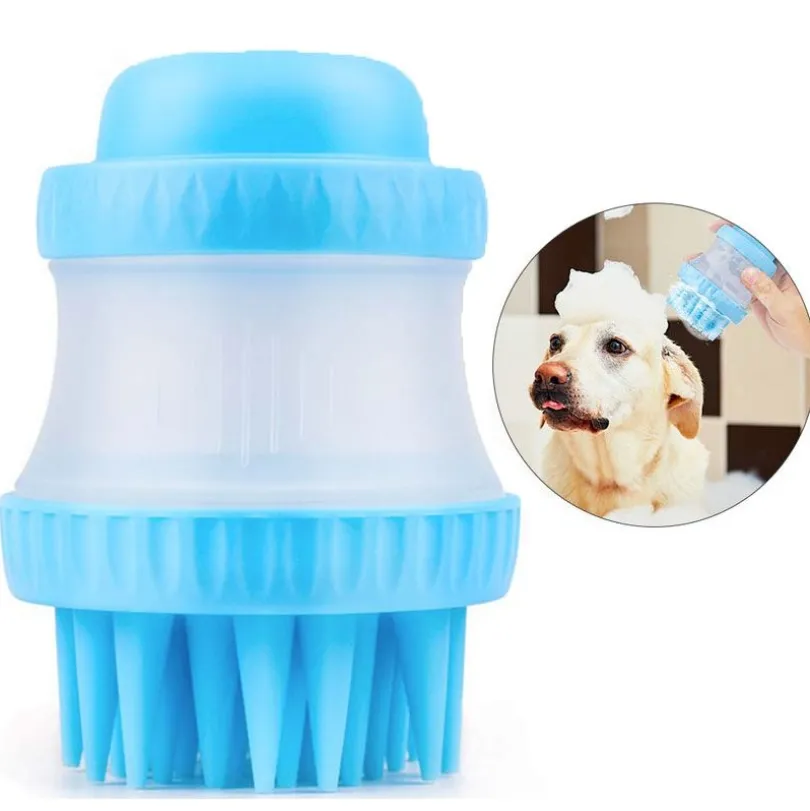 Pawise Pet Washer Cepillo de goma para baño