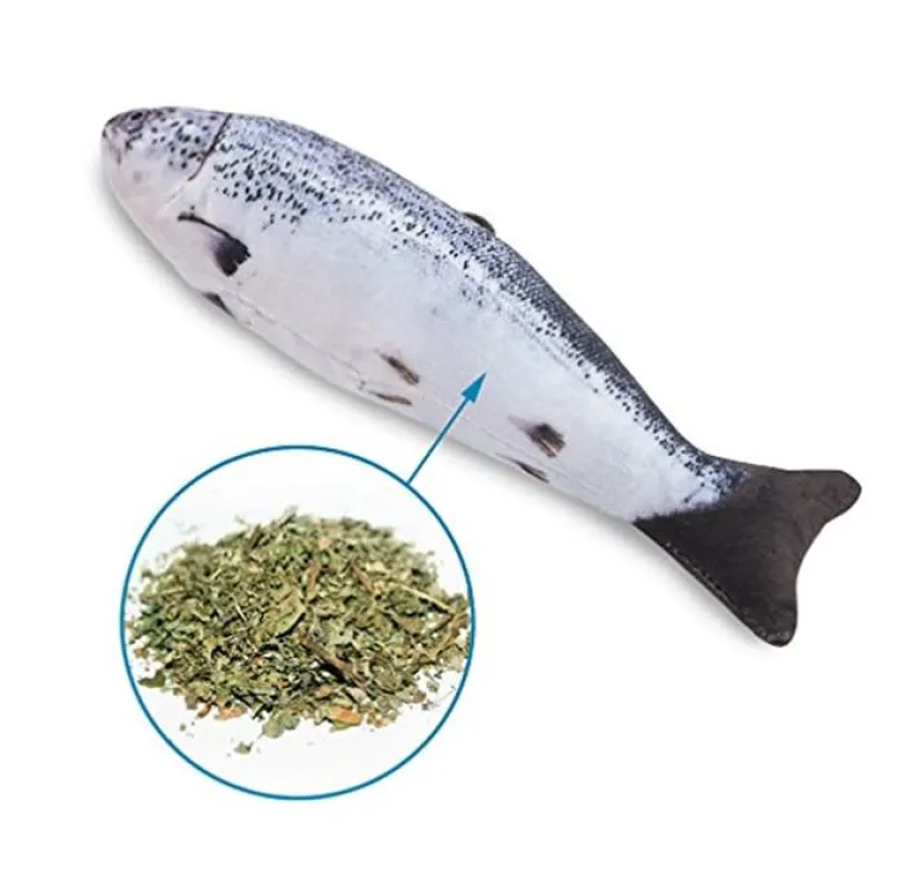 Peluche Salmón con Catnip 60CM